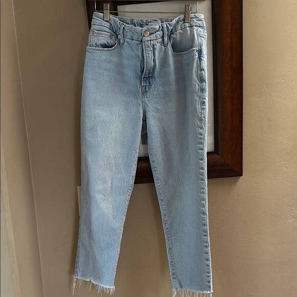 Good American High Waisted Cropped Jeans 26 - Picture 1 of 7